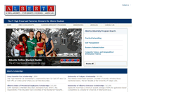 Desktop Screenshot of albertascholarships.ca